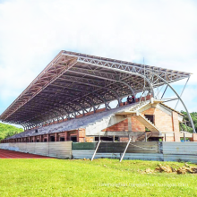 Professional steel space frame trusses steel structure canopy football stadium roof system